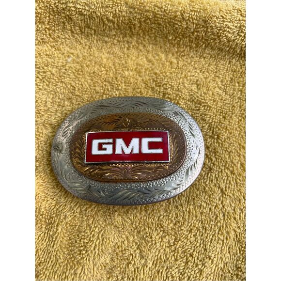 Vintage GMC Truck Belt Buckle - Picture 2 of 5